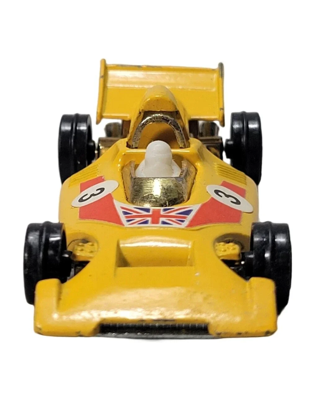 Vintage Corgi Juniors Formula 1 Racer #3 Yellow 1973 Made in Great Britain